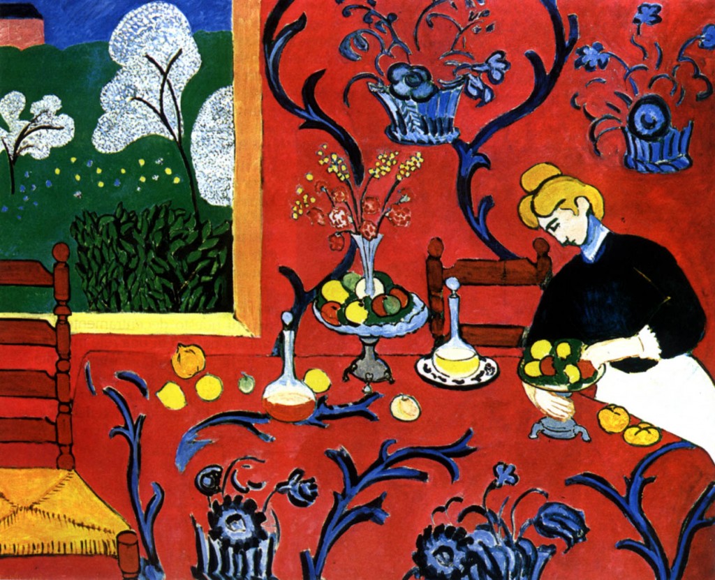 matisse interieur rouge