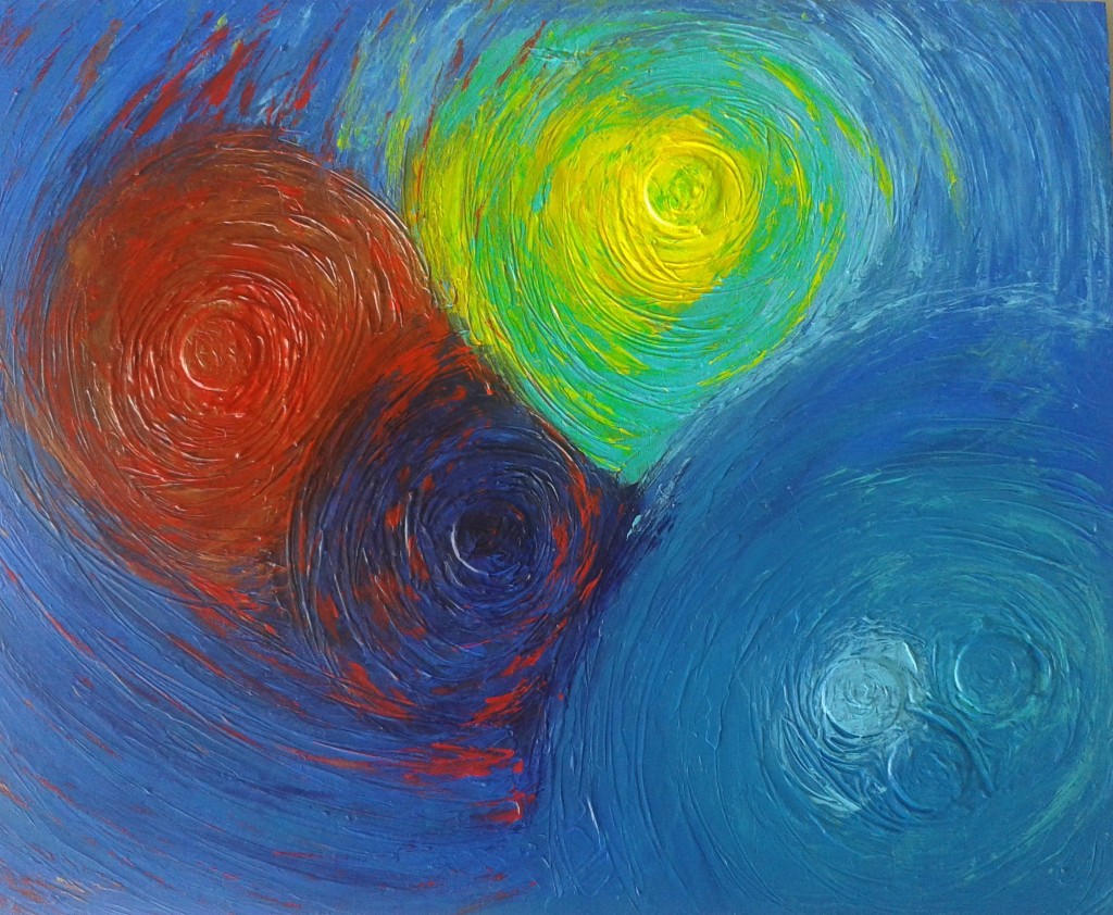 tableau peinture cercles