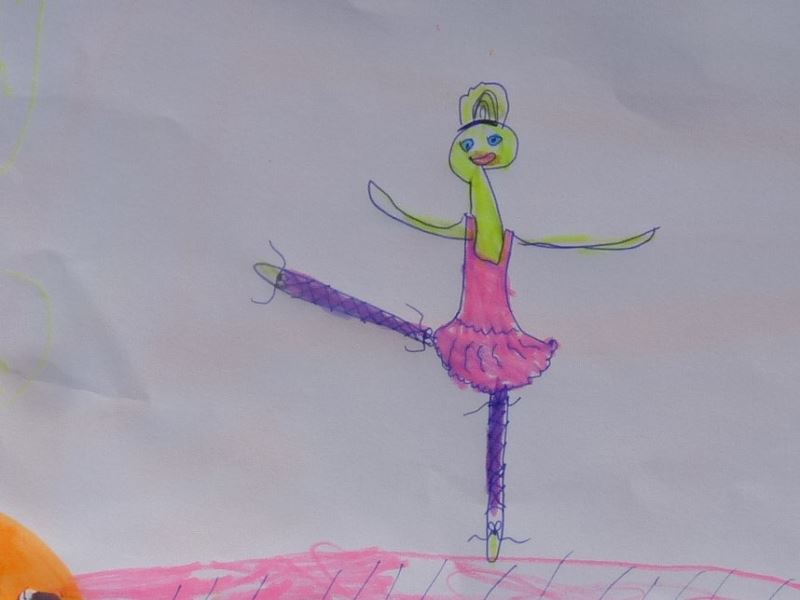 danseuse dessin enfant