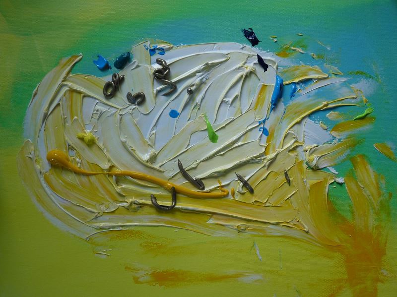 peinture acrylique elize pigmentropie jaune bleu 
