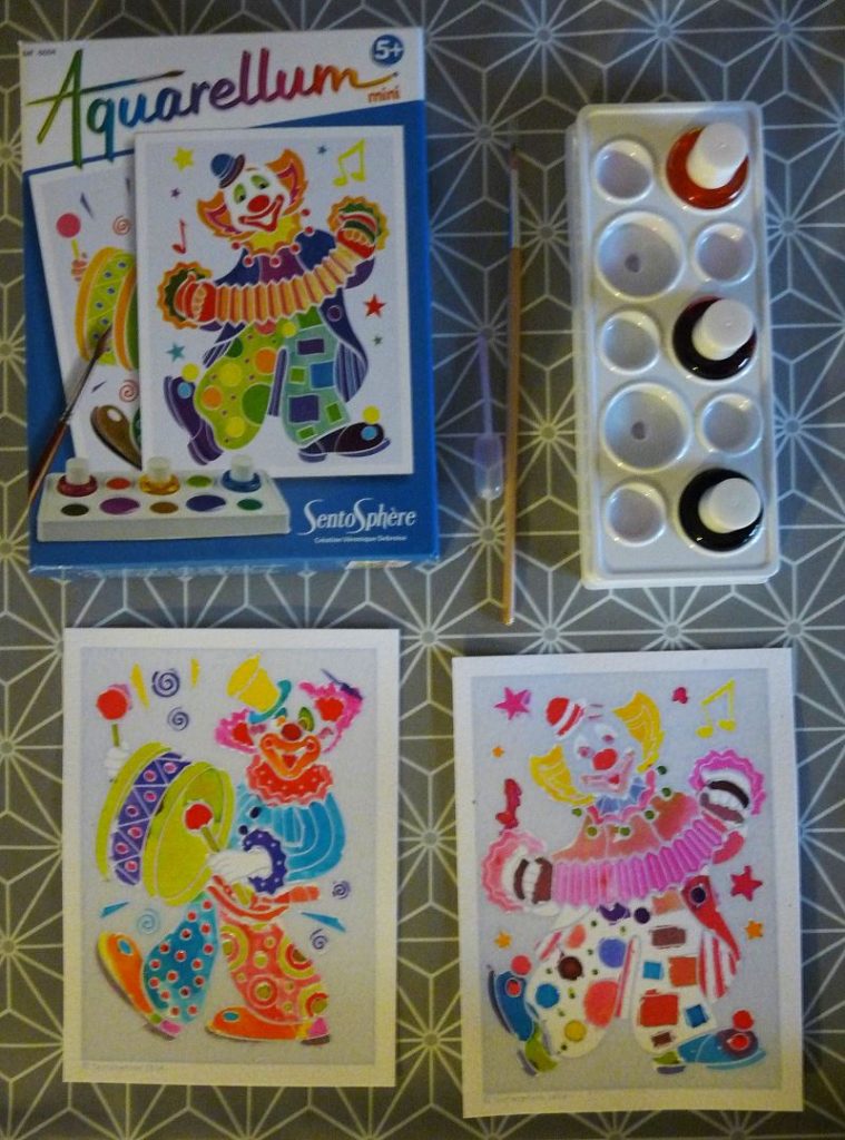 Aquarellum clown kit peinture enfant couleur aquarelle