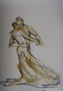 Camille Claudel Elize la valse danseurs sculpture