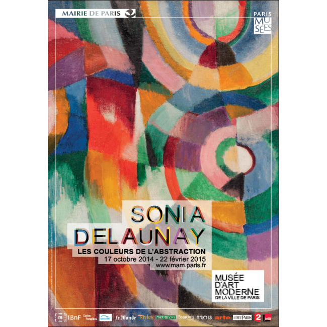 affiche exposition sonia delaunay