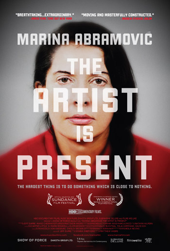 Marina Abramovic film the artist is present