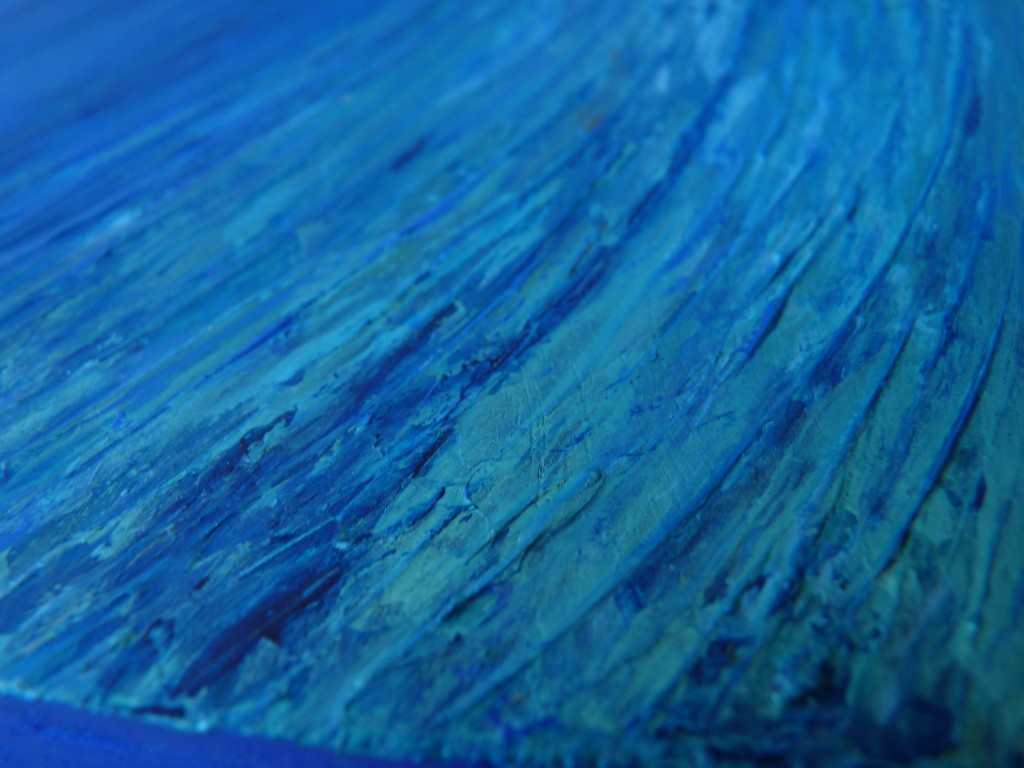 bleu acrylique elize détail relief