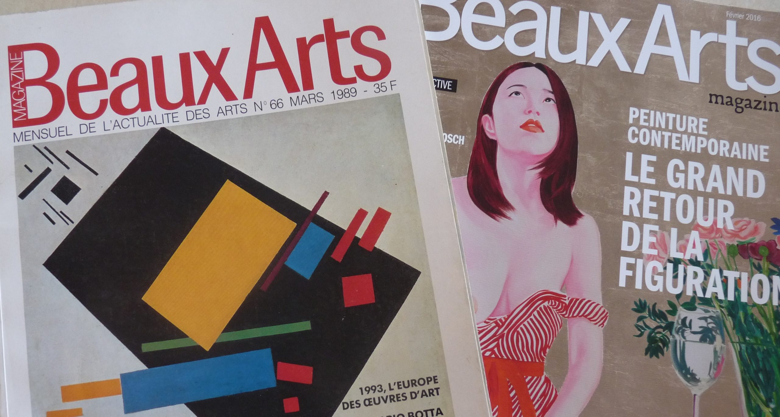 couverture beaux-arts magazine avant après