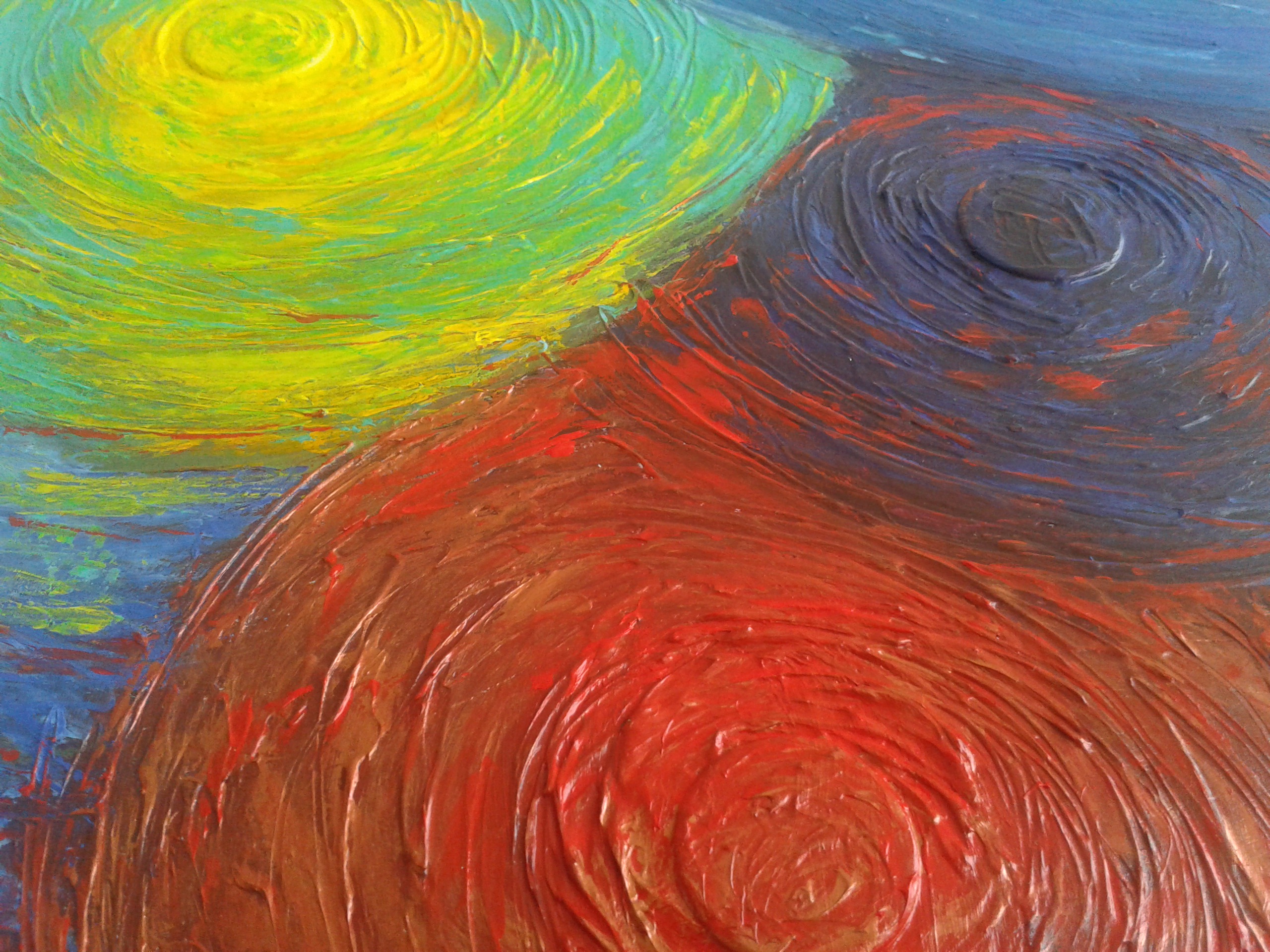 peinture detail cercles