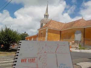 eglise dessin trois ilets