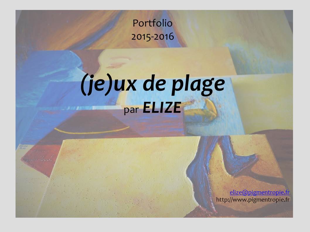 jeux de plage portfolio elize