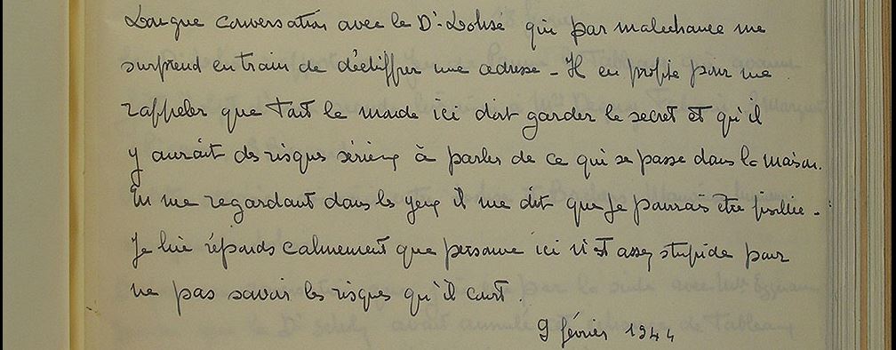 extrait de carnet de rose valland