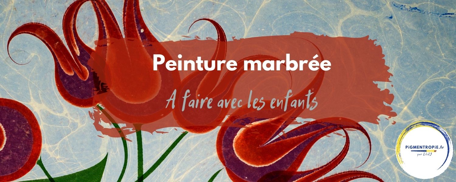 peinture marbrée ebru