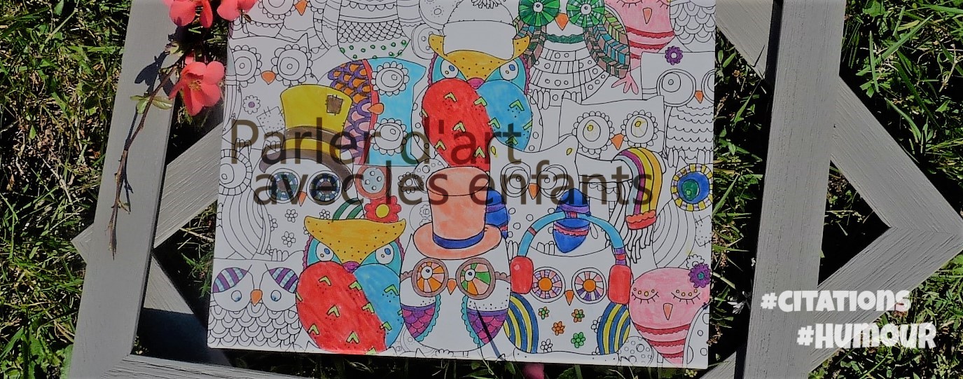 parler d'art avec les enfants dessin