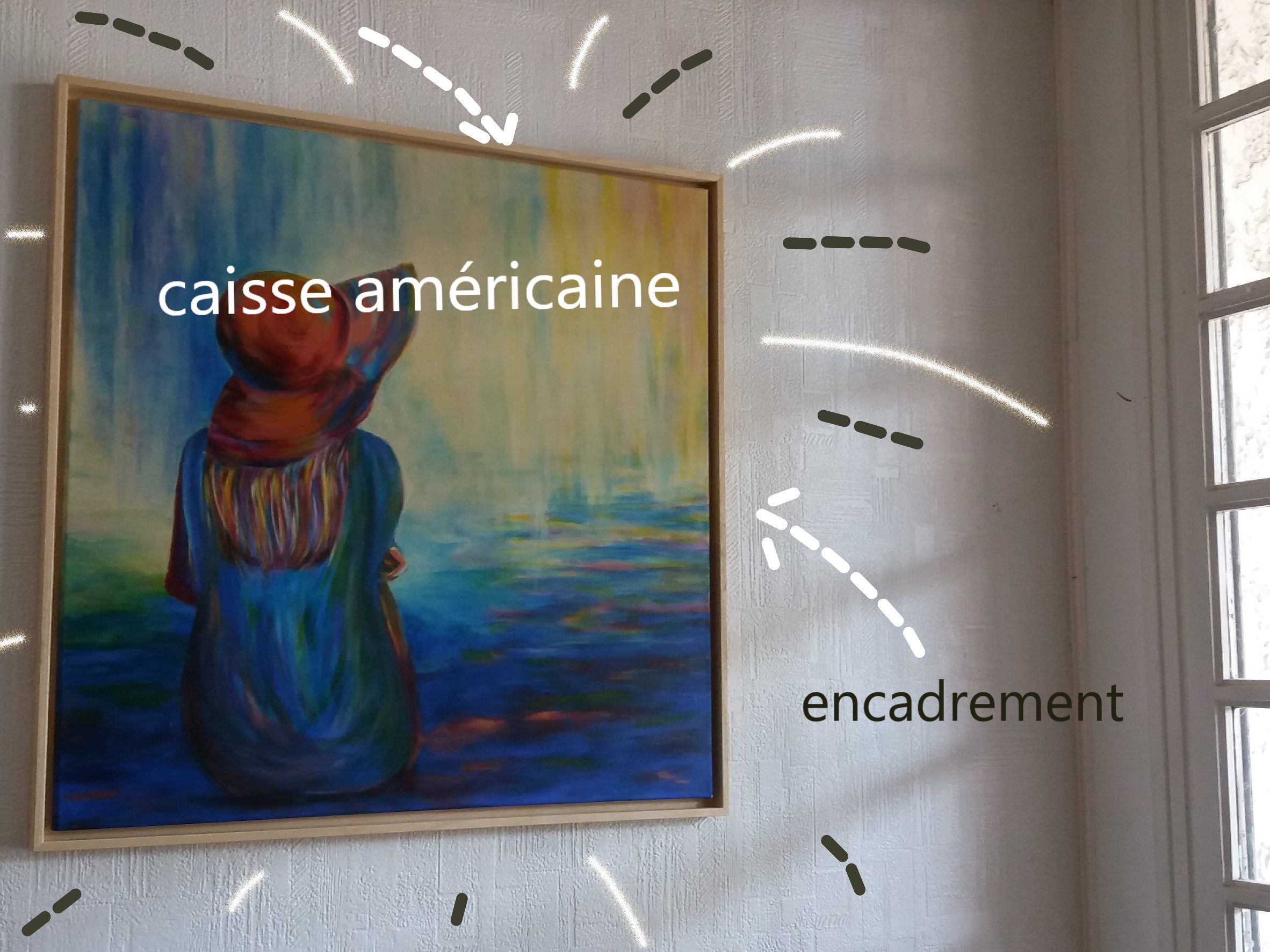 caisse américaine elize encadrement