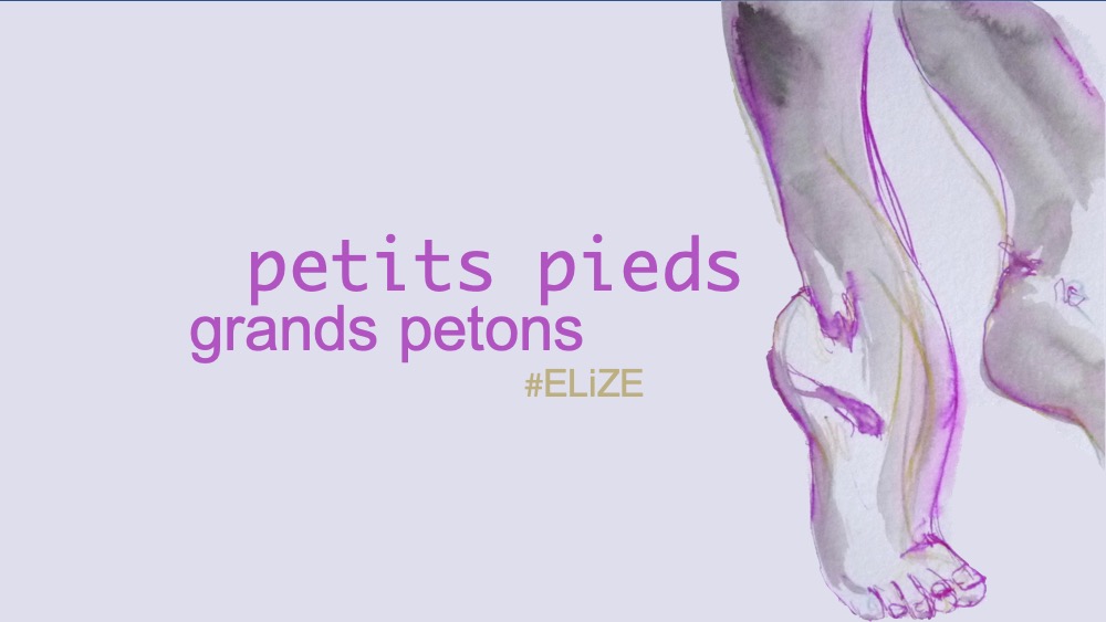 Elize pieds petons dessin