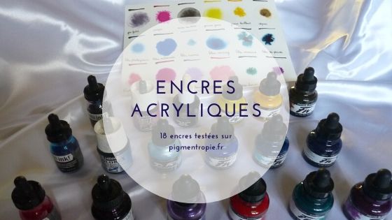 KAMENSKAYA Encres acryliques pour artistes – Encre acrylique noire, 30 ml :  : Cuisine et Maison