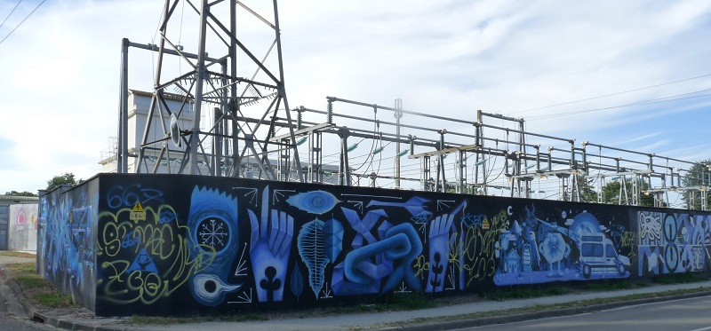 enedis pessac street art transformateur