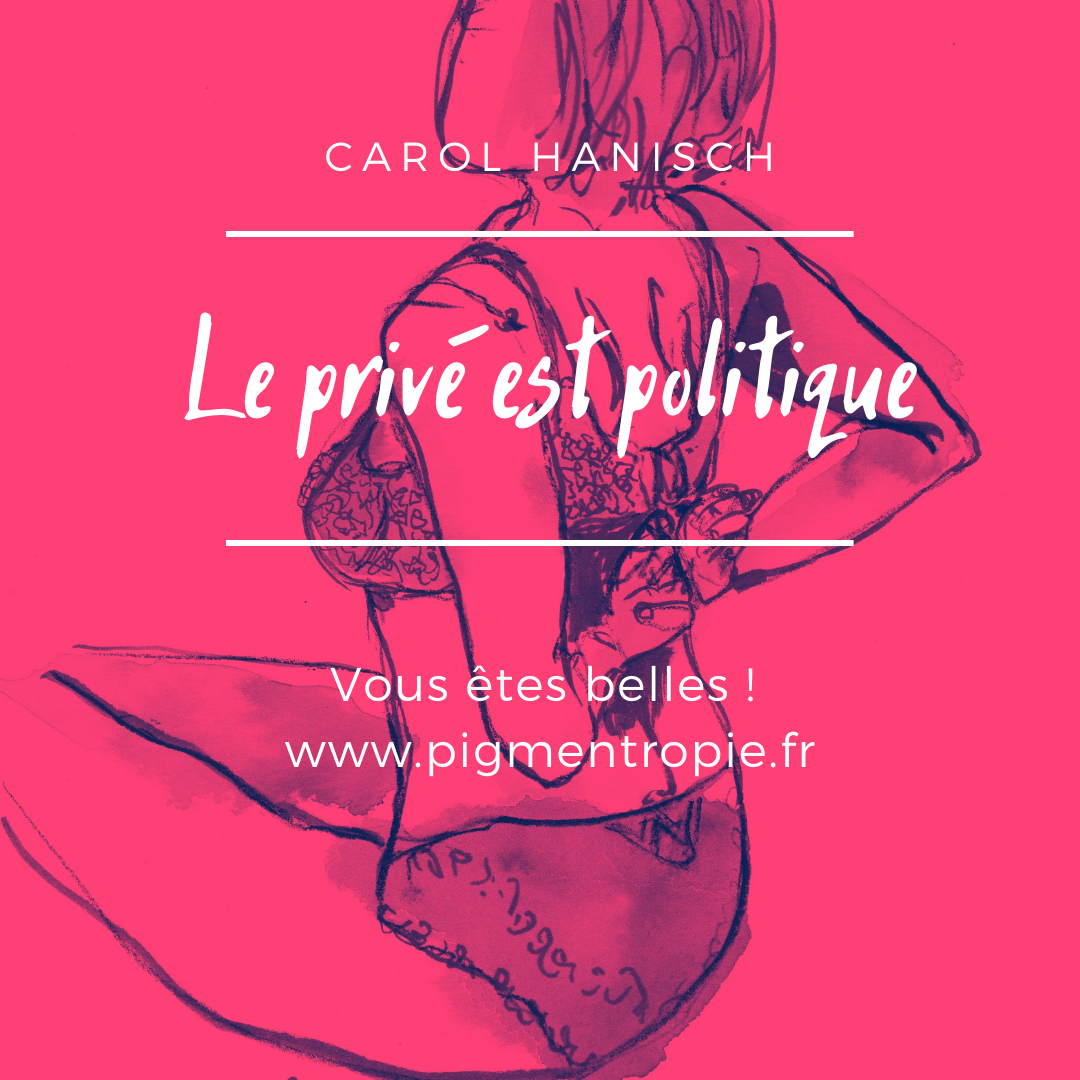 le privé est politique citation féministe