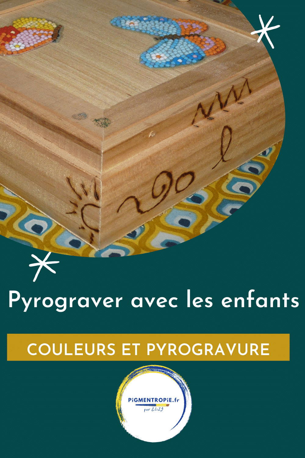 pyrograver avec les enfants 