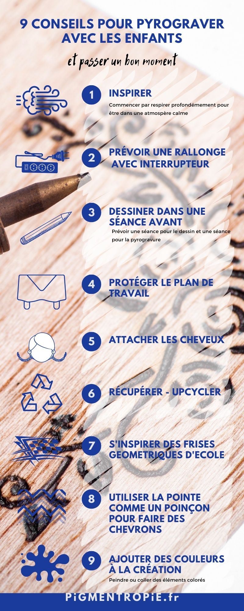 Pyrograver avec les enfants : 9 conseils pratiques - PiGMENTROPiE