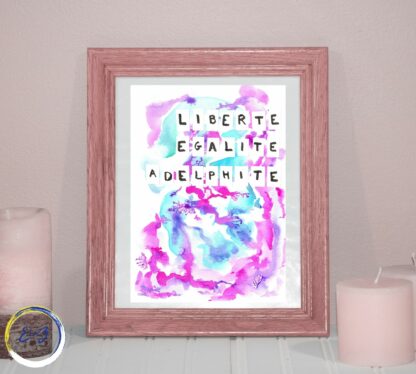 adelphité cadre aquarelle