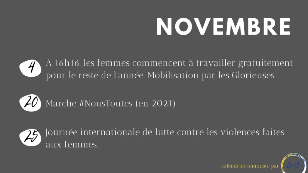 novembre féministe