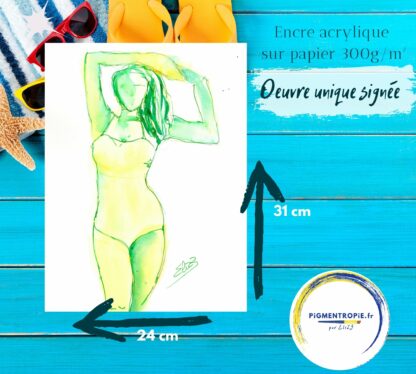 bodypositive maillot jaune