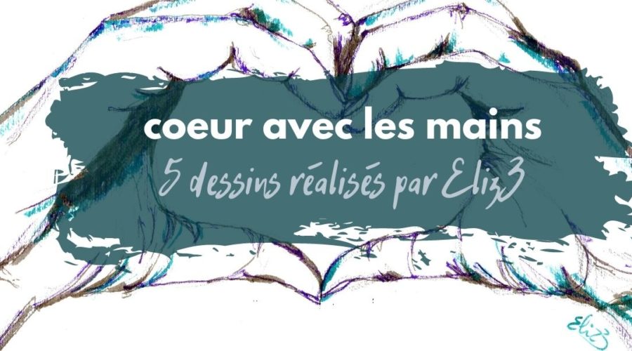 coeur avec les mains dessin