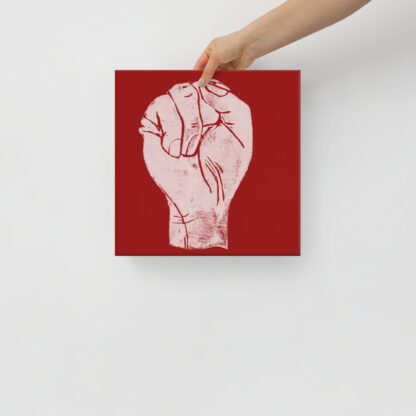 Tableau Poing levé - lettre S en LSF