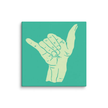 Tableau Shaka – lettre J ou W en LSF